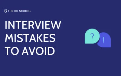 5 Interview mistakes to avoid as a business developer