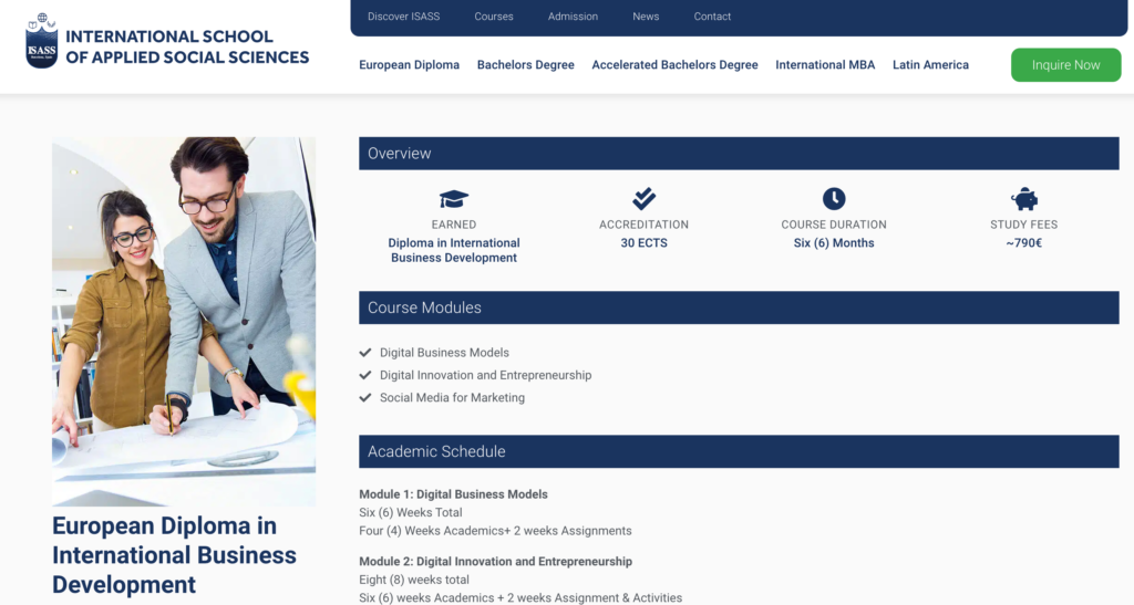 Business Development Diploma Course