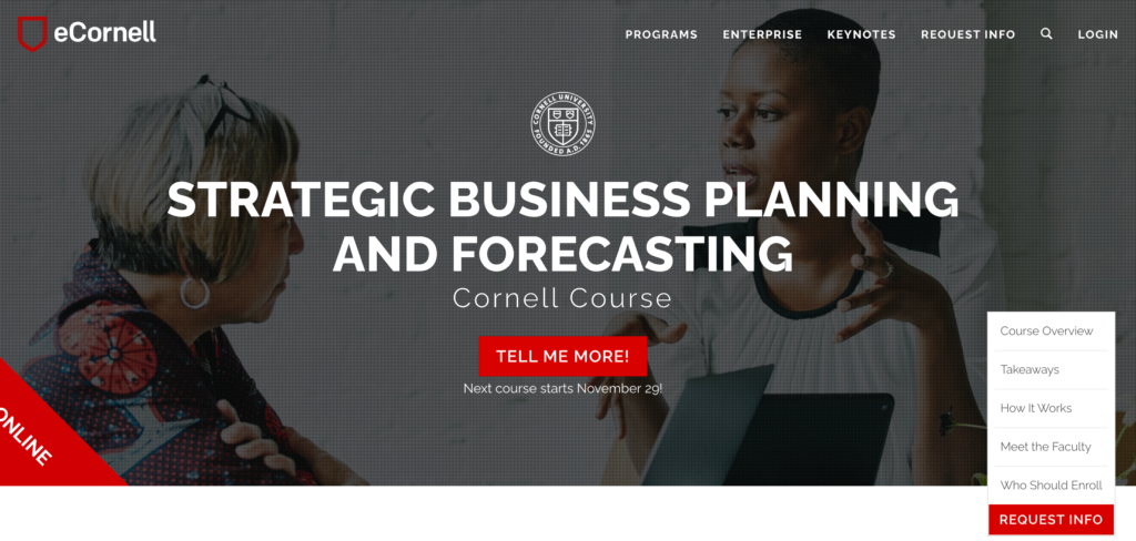 Business Planning and Forecasting Course